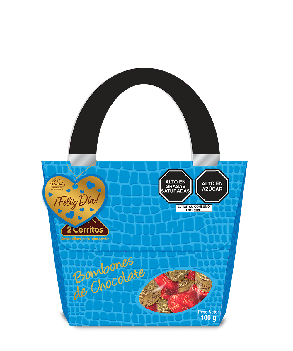 Bombones Surt. de Chocolate Carterita Francesa Turquesa Bodega 2Cerritos